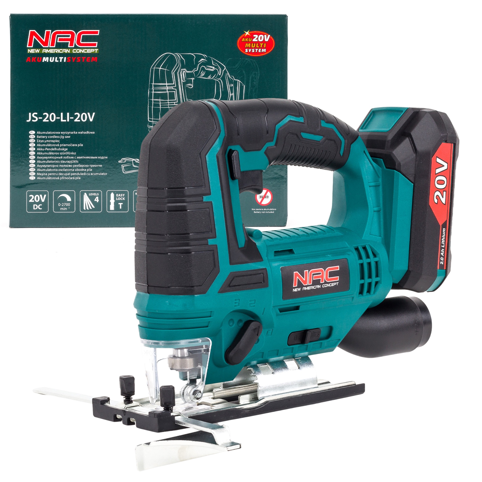 Akumulátorová Pila Na Dřevo, Hliník, Tělo Nac, Odsávání Prachu