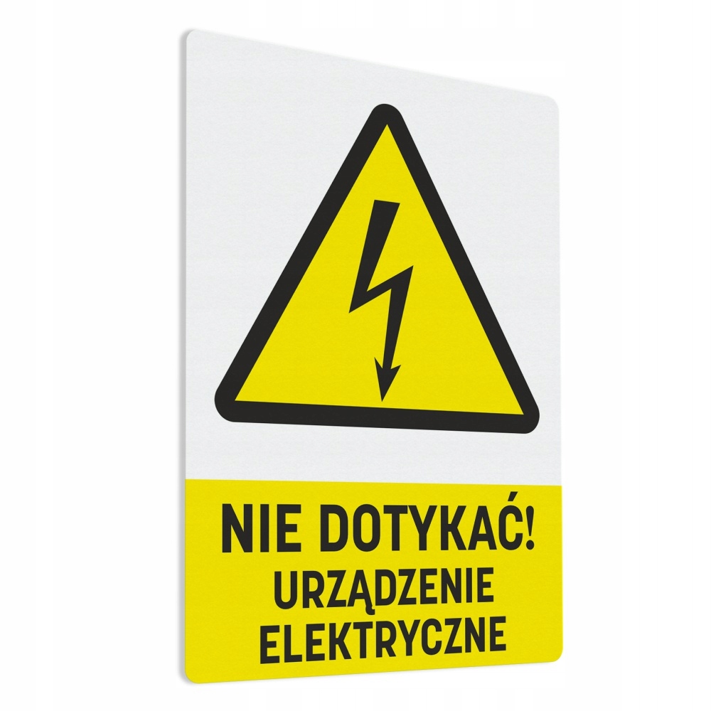 

Naklejka Nie Dotykać, Urządzenie Elektr. 14.8x21
