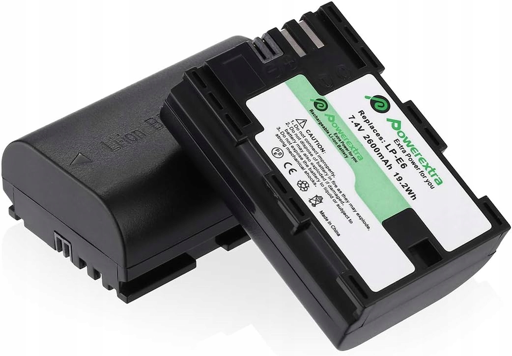 Powerextra baterie LP-E6/LP-E6N 2-balení