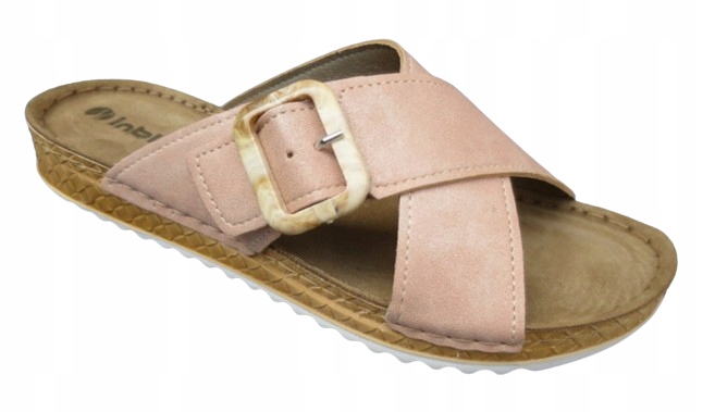 Inblu Miękkie Klapki Skórzane VO12 R. 39