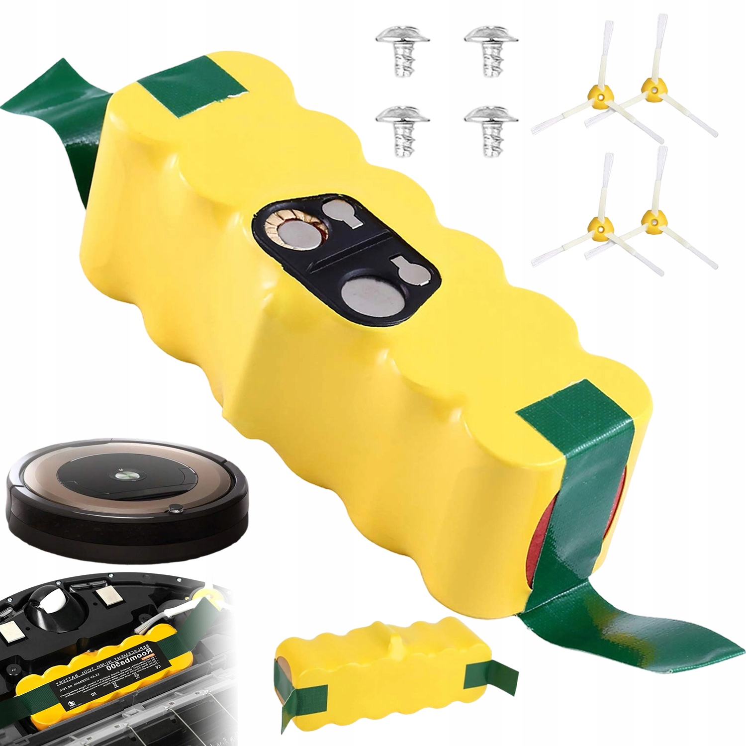 Akumulátor 5000MAH 14.4V pro iRobot Roomba 500 600 625 700 900