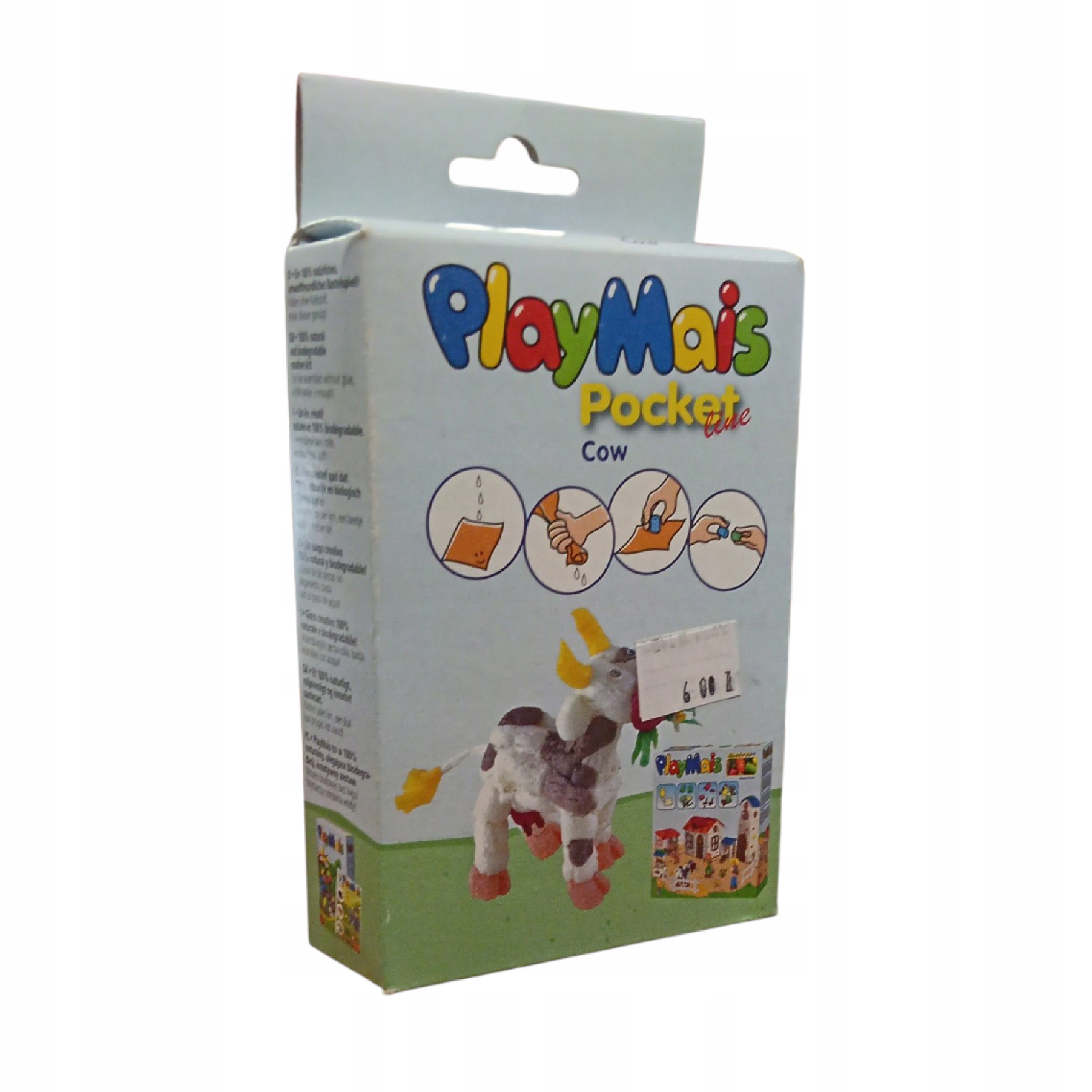 / PLAYMAIS ZESTAW KREATYWNY POCKET LINE COW KROWA