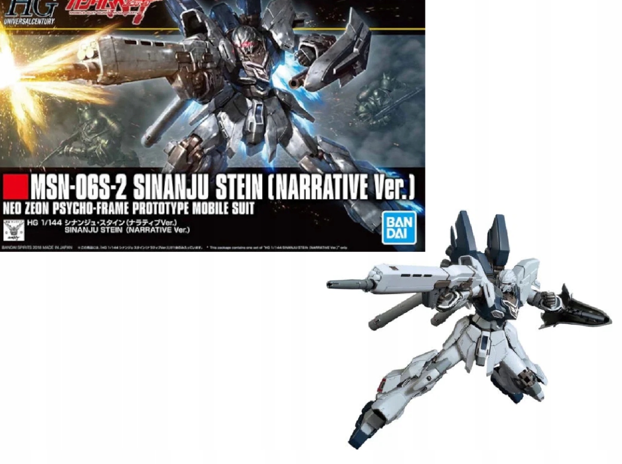 Gundam Hguc 1/144 MSN-06S-2 Sinanju Stein Narrative Ver. Model Stavebnice