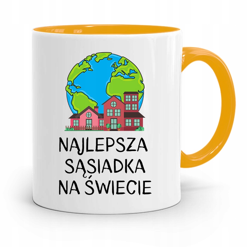 

Dla Sąsiada Sąsiadki Kubek Żółty