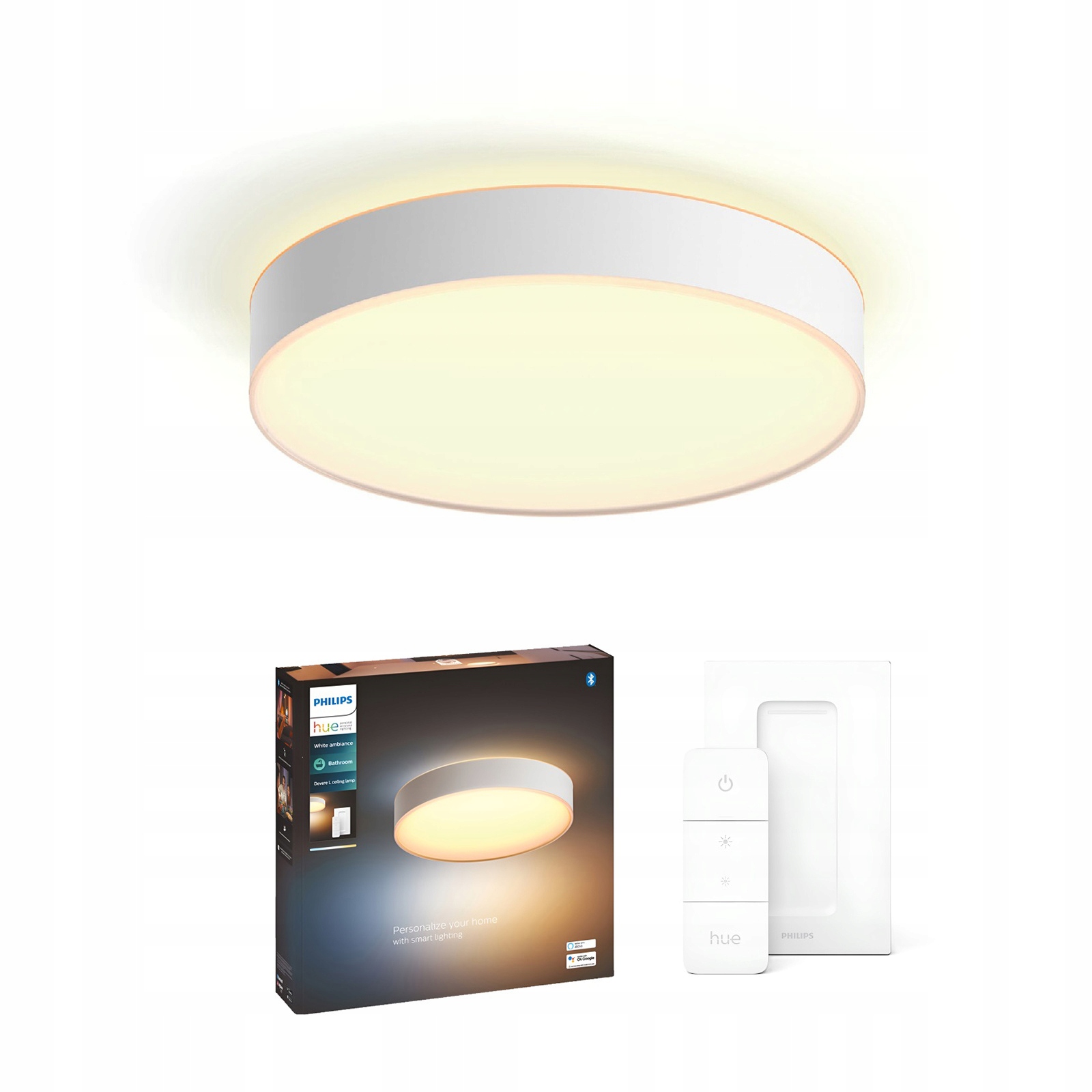 Stropné Svietidlo Led stropná lampa 33,5W Cct Philips Hue Bluetooth prepínač