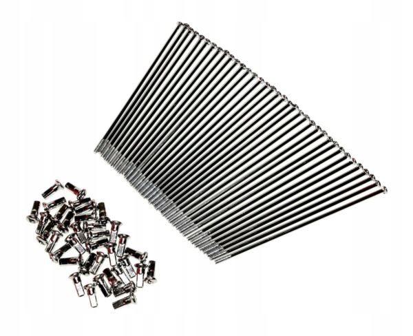 Szprychy nyple Mz Etz 250 tył 146 mm chrom 36 szt