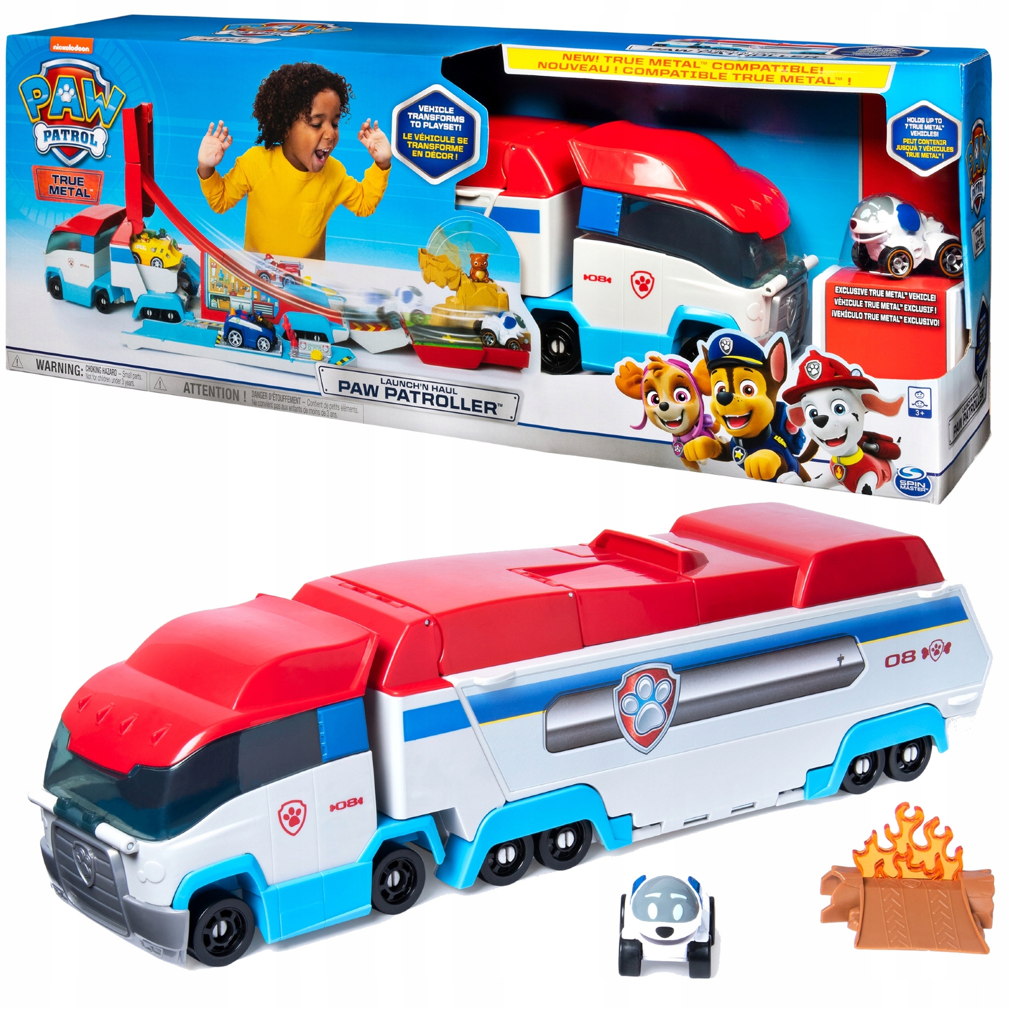 PSI PATROL PATROLOWIEC TRANSPORTER 2 в 1 ЛАУНЧЕР