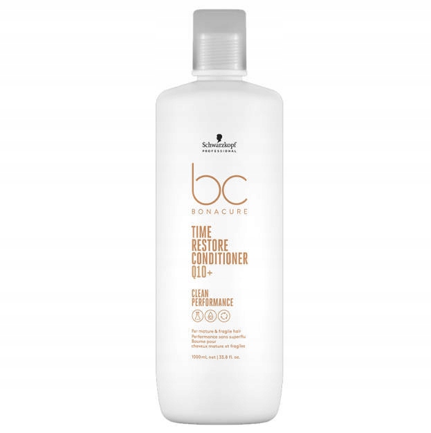 Schwarzkopf Bc Time Restore Q10+ Posilující kondicionér pro zralé vlasy 1000 ml