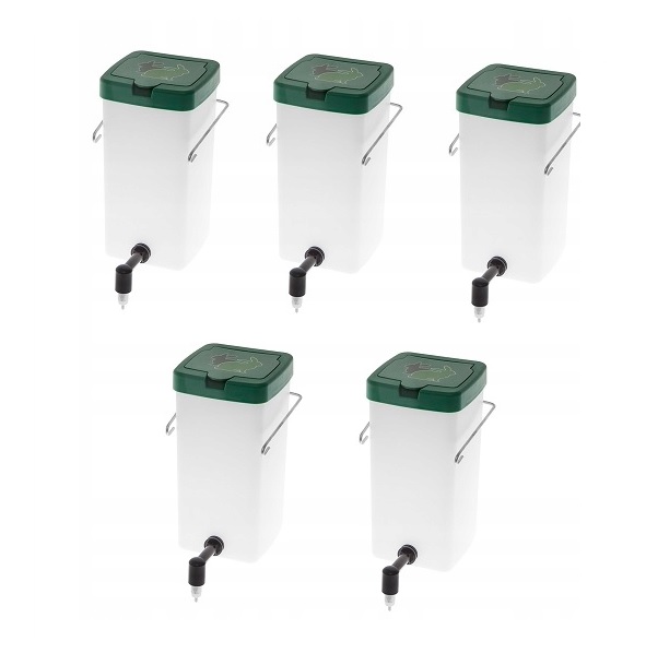 Levně Napáječka 1 litr uzavíratelná klapkou S Králíkem 5 ks