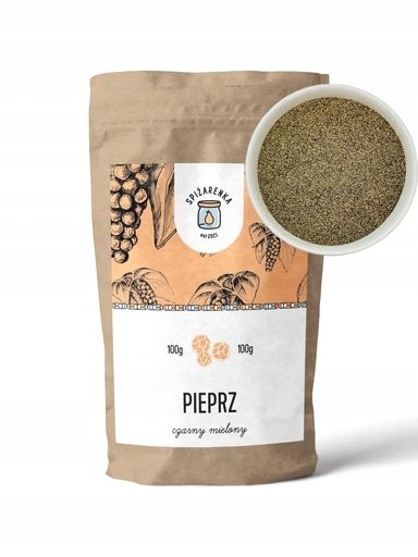 Levně 6 x Pepř Černý Mletý aromatický Ostrý Vietnam Velký Balíček Spiżarenka