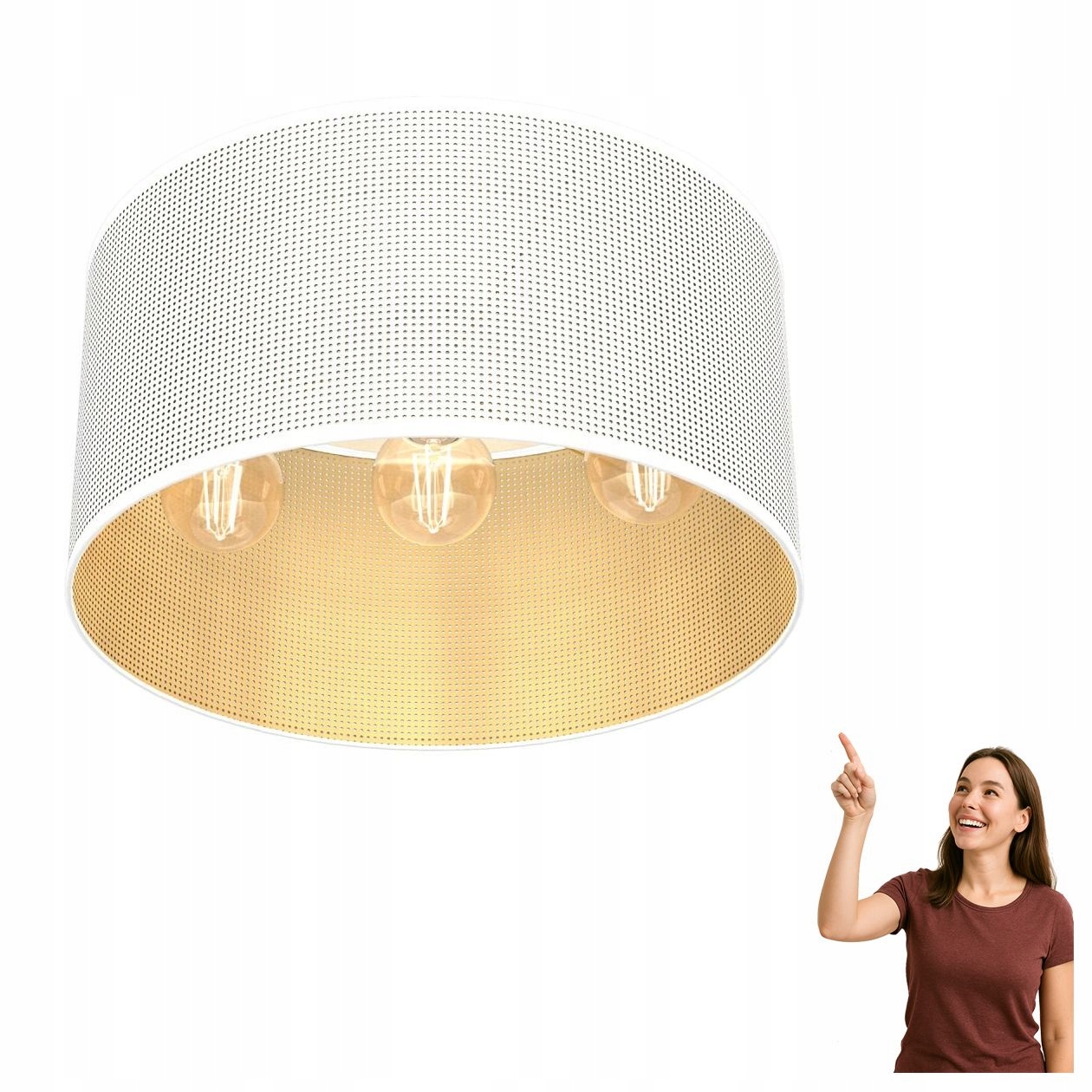 Prelamovaná Stropné Svietidlo Loft Shade 5261 Luminex