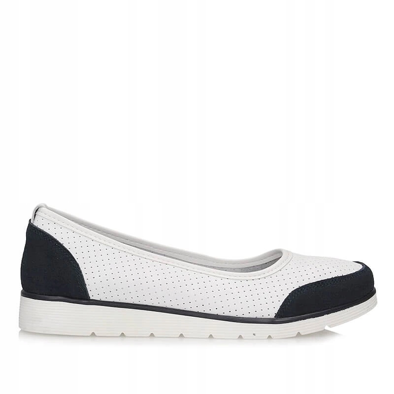 Lehké polobotky Balerínky nazouvací Filippo DP4524/23 Wh Nv