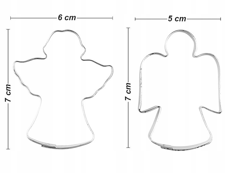 foremki do ciastek 4szt. ANIOŁKI | 007294 — 8