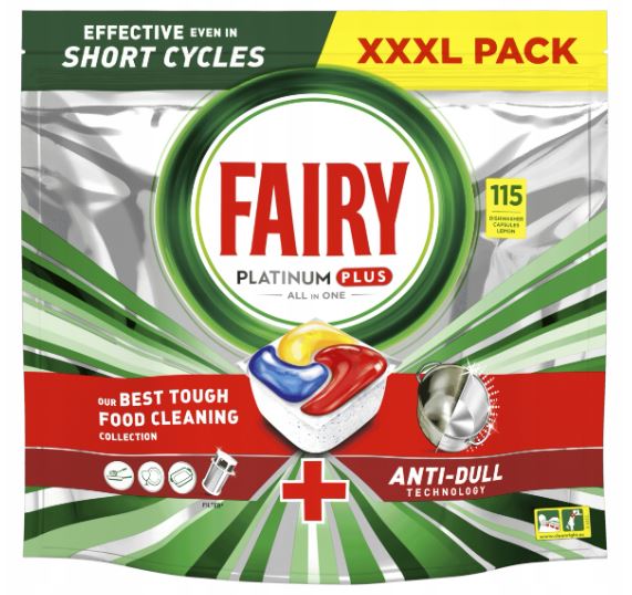 

Fairy Platinum Plus tabletki do zmywarki 115 szt
