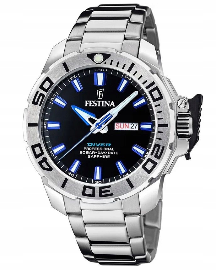 Hodinky Festina The Originals Professional Diver Set F20665/3 45,00 mm 20 Atm