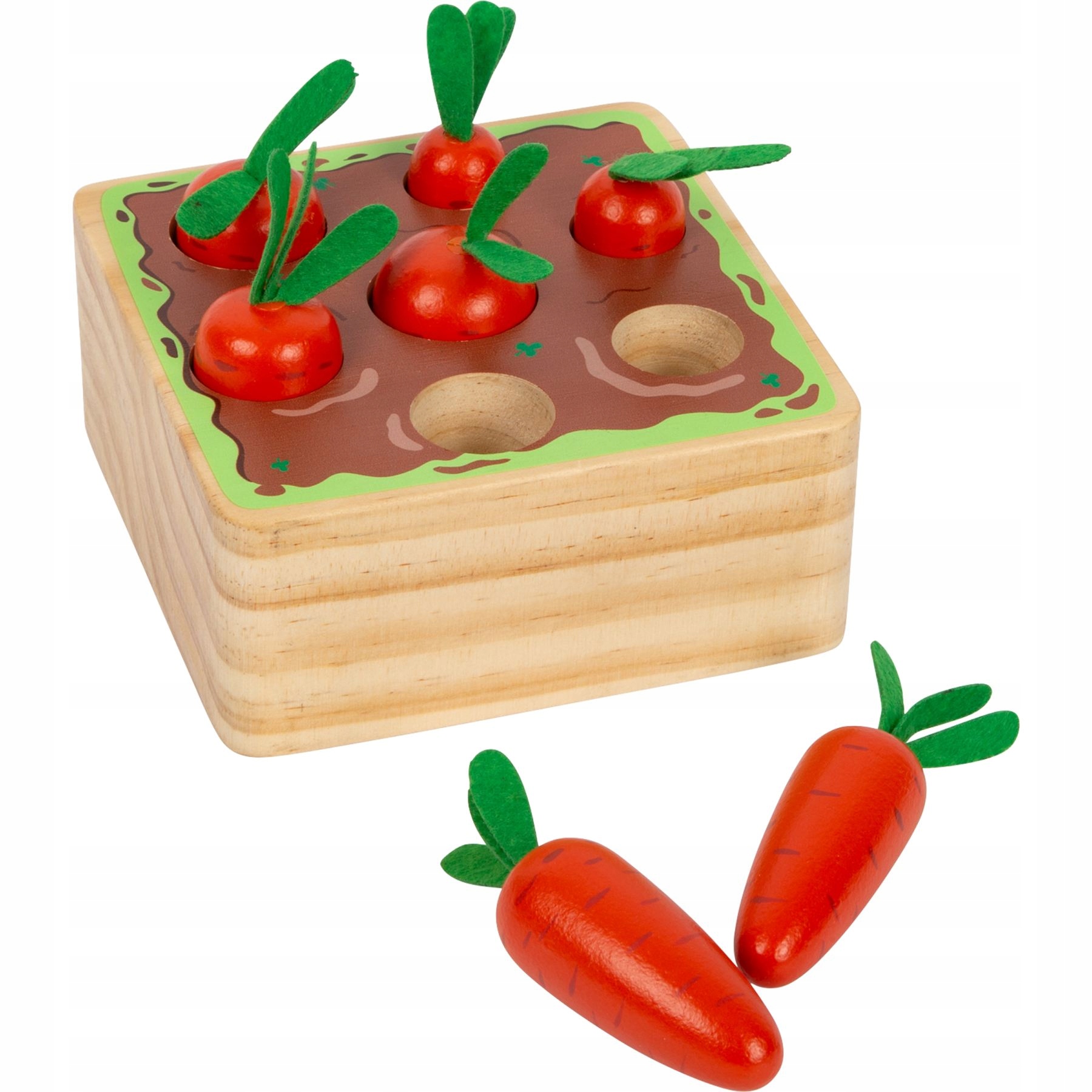 

Układanka Sorter dopasuj Marchewki drewniana