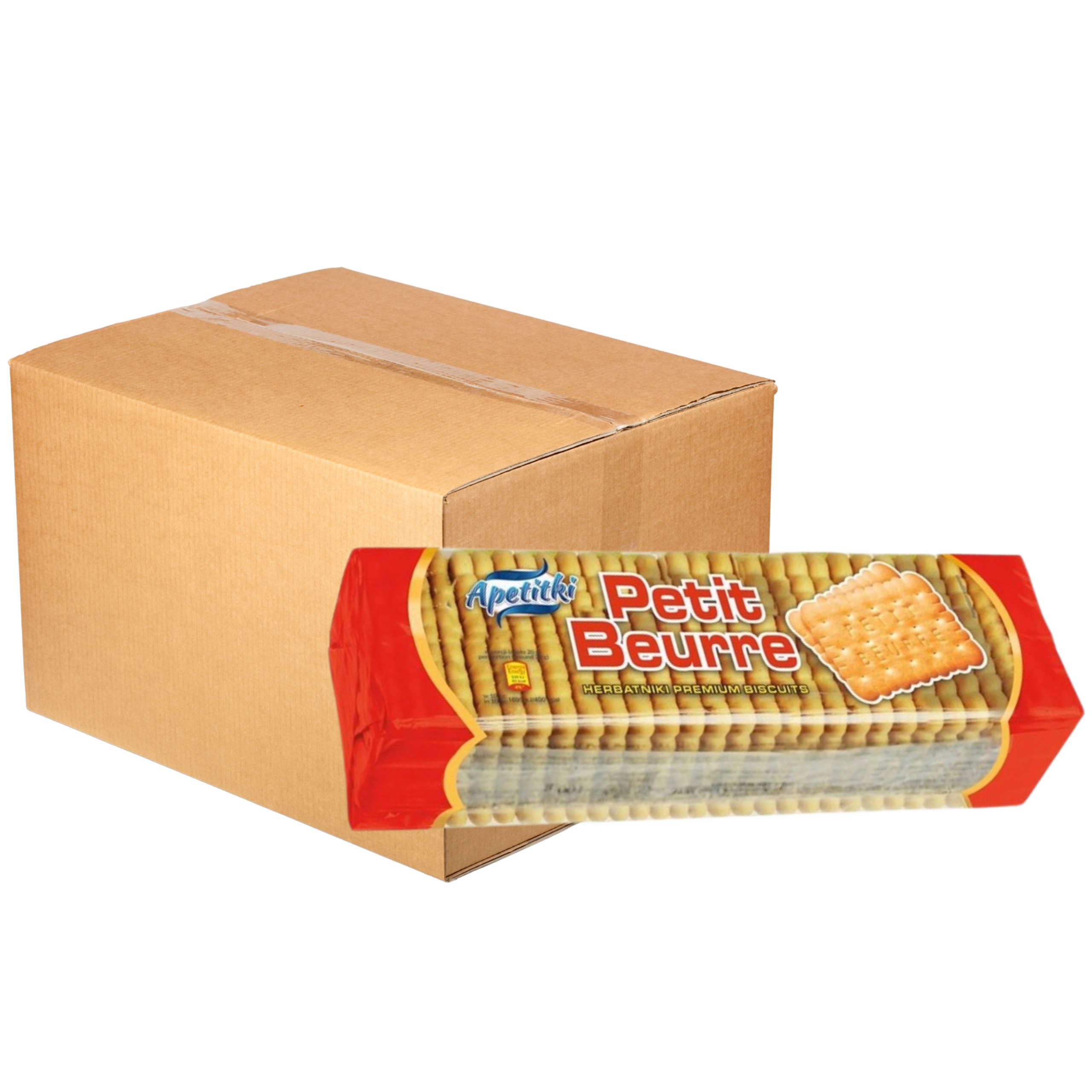 Levně Sušenky Sušenky Petit Beurre 200 g x 24 kusů