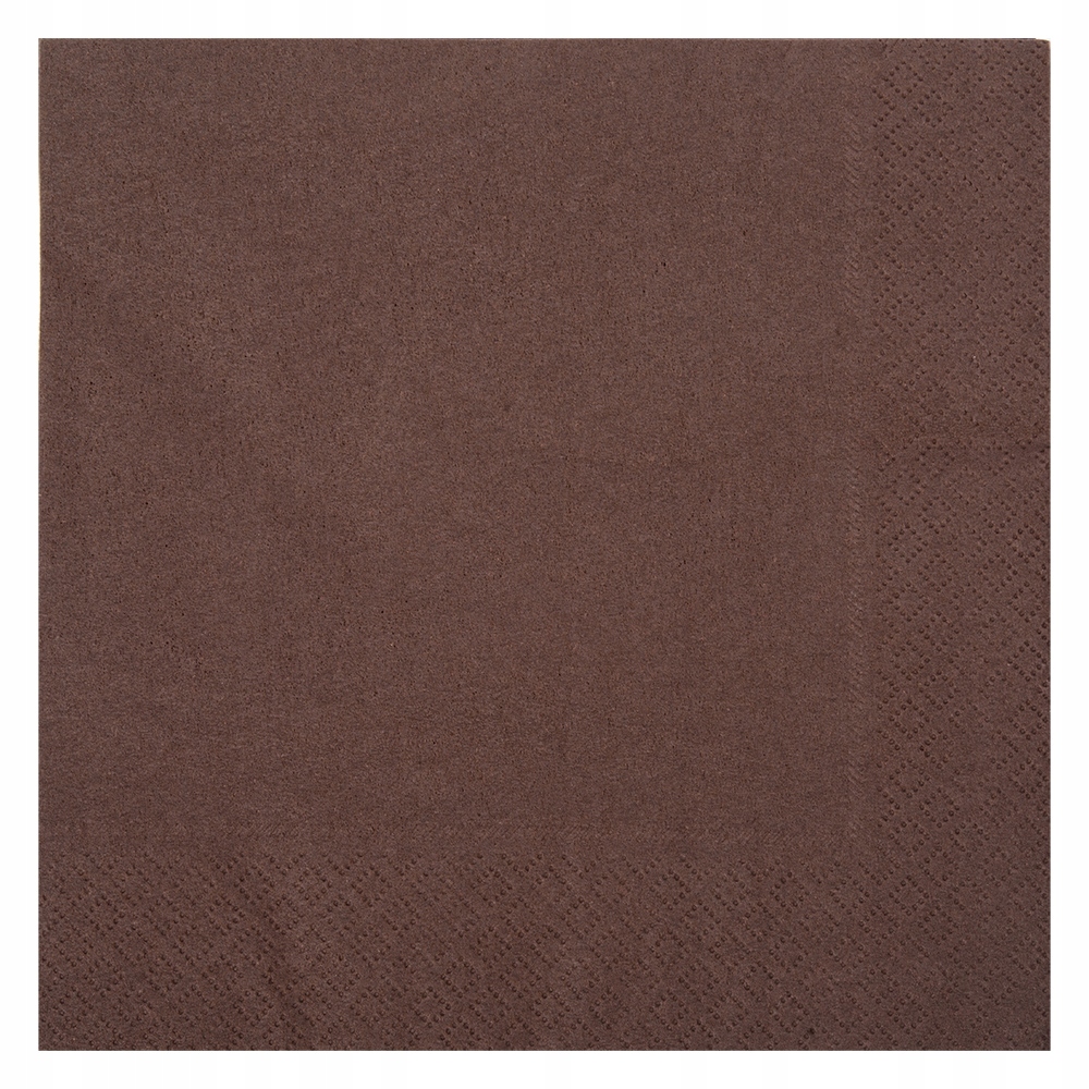 

Serwetki składane Trójwarstwowe Brąz 33x33cm