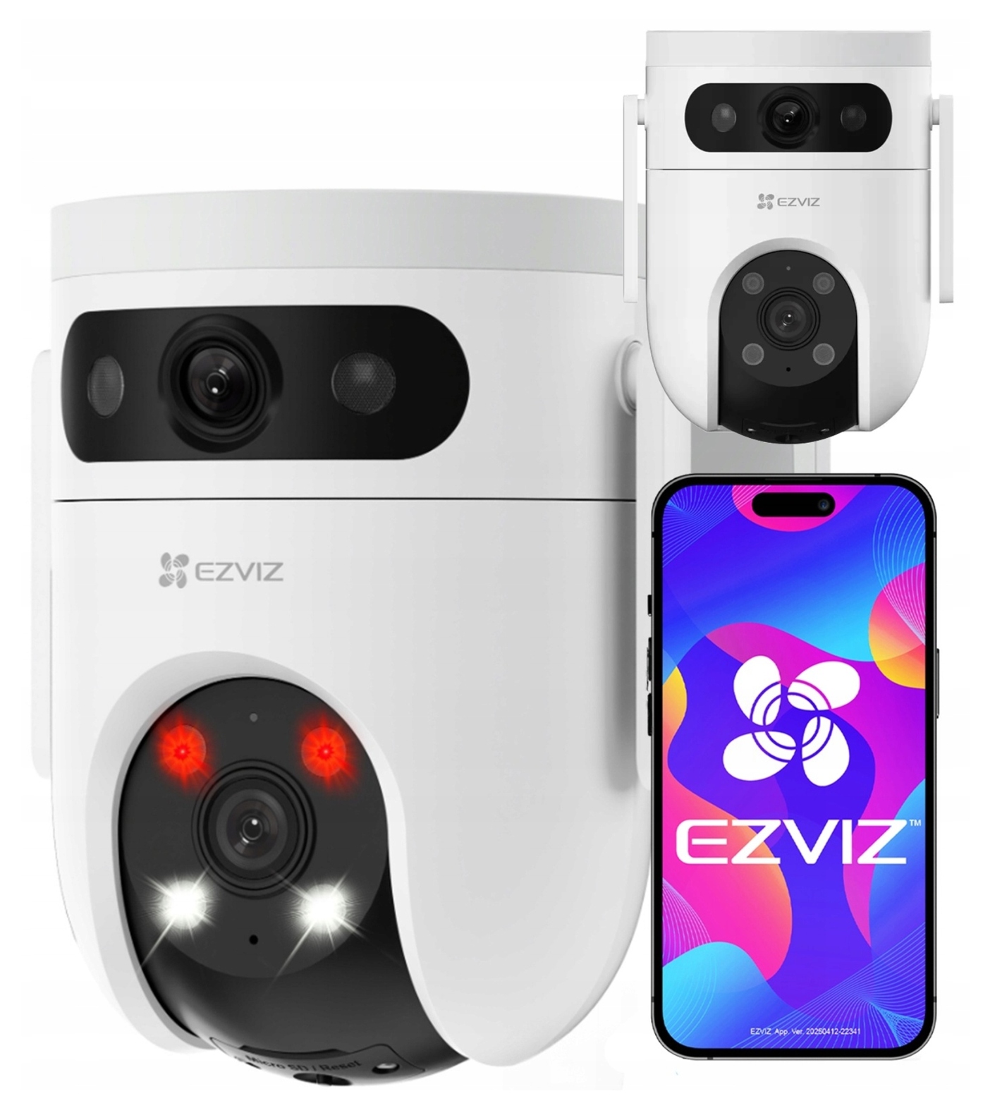 Otočná WiFi kamera 10Mpx Dual Lens H9C 5MP+5MP Ezviz 2v1 Autotracking