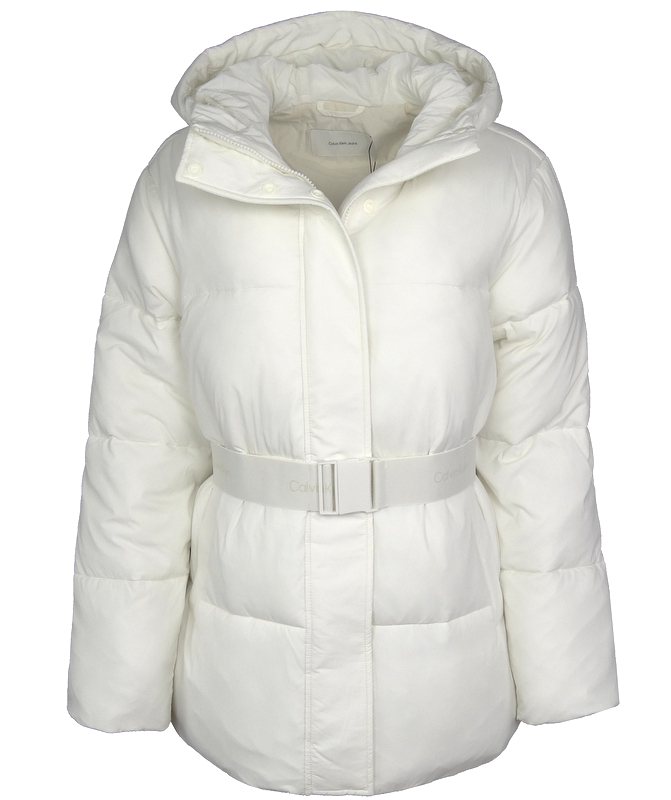 Calvin Klein Jeans Dámská prošívaná bunda, bílá, L