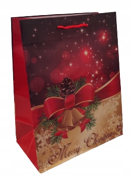 

Torebka M Świąteczna Mikołaj ozdobna