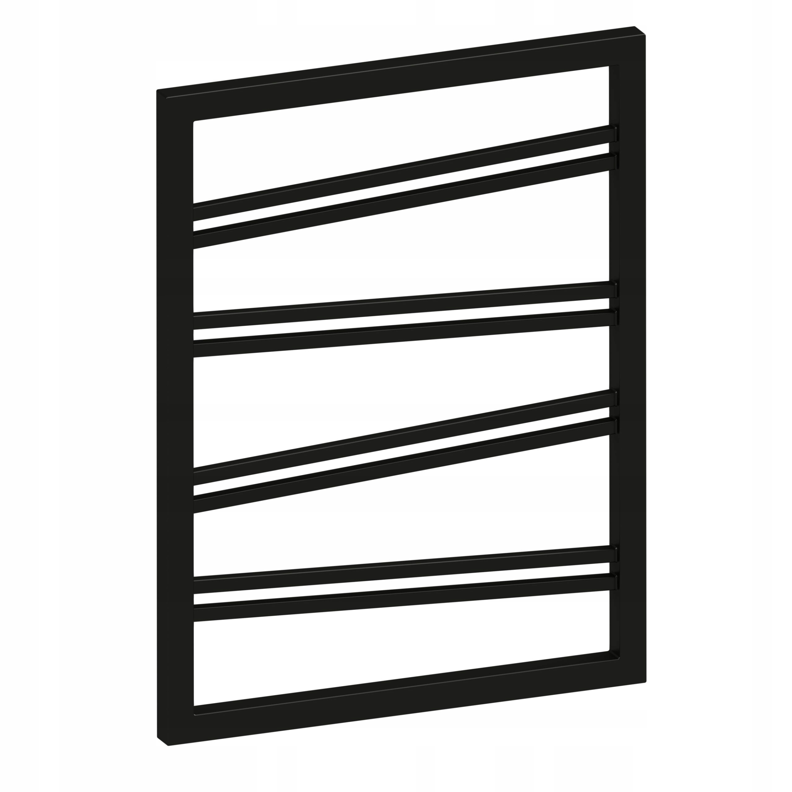 Dekoratívny Radiátor Toledo H700 L530 Čierny