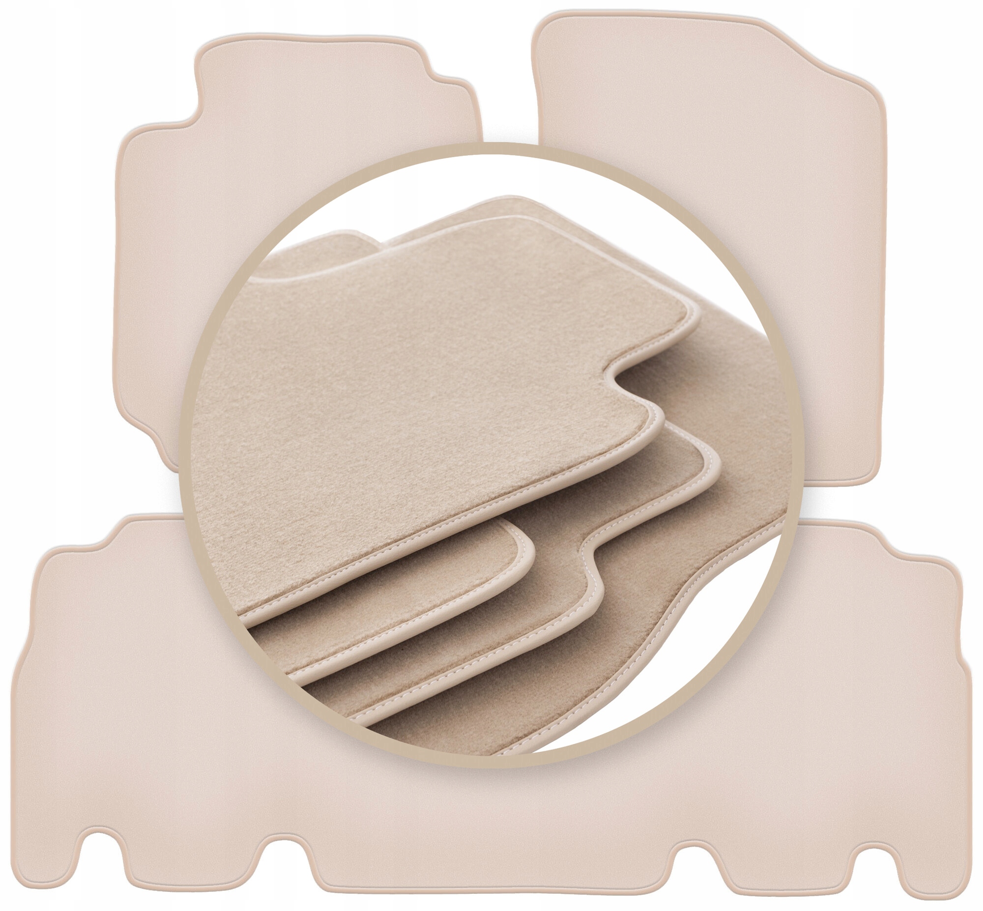 Velúrové koberčeky 10 mm Premium pre: Toyota Yaris Verso minivan 1999-2005