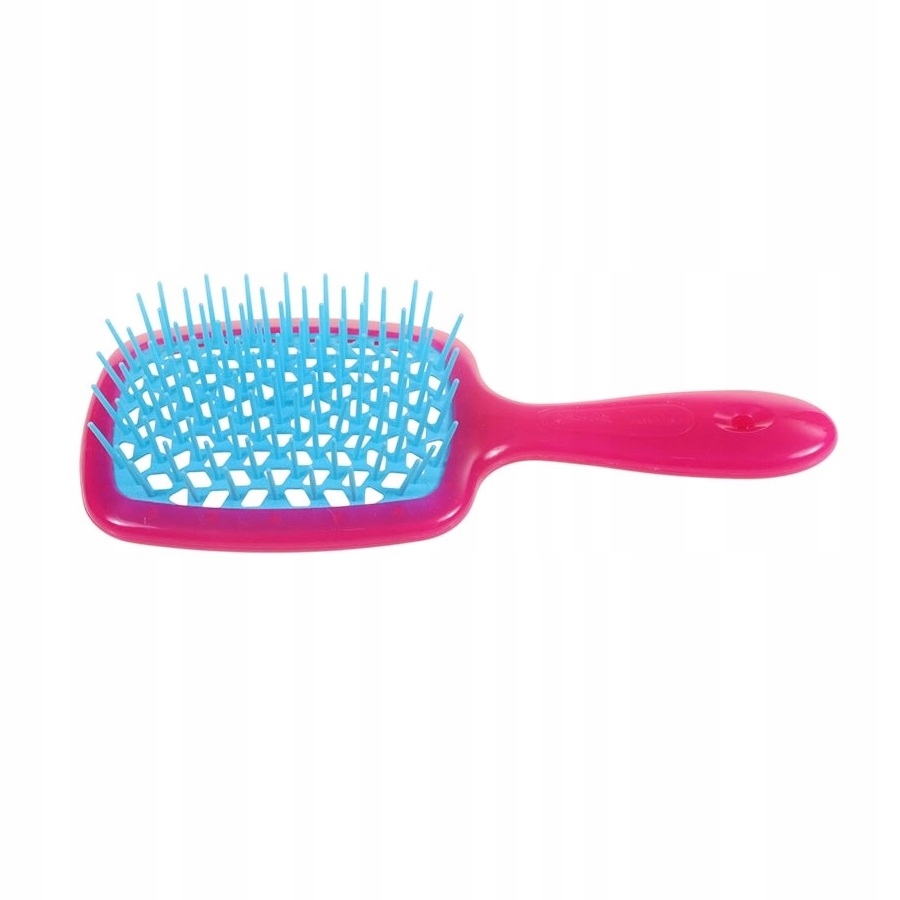 Janeke Superbrush kadeřnický kartáč na rozčesávání vlasů Fuchsie