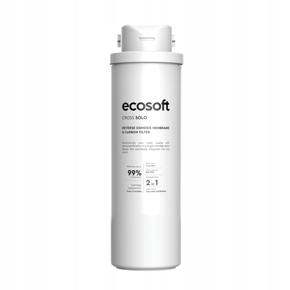 Wymienny wkład 2 w 1 do filtra Ecosoft Cross Solo, wkład filtrujący