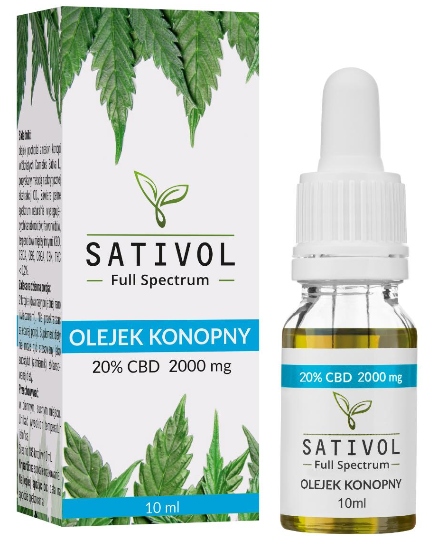 

Olejek Konopny Cbd Sativol 20% 10ml Pełne Spectrum