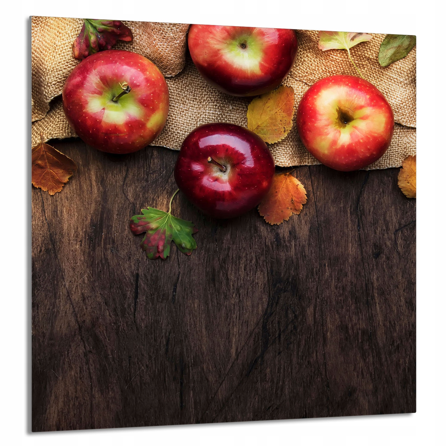 Skleněný Panel Do Kuchyně 60x65 Jablka Tvrzené Sklo