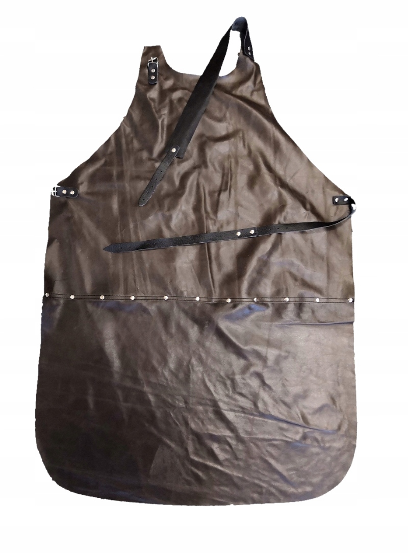 Svařovací zástěra z lícované kůže, dělená