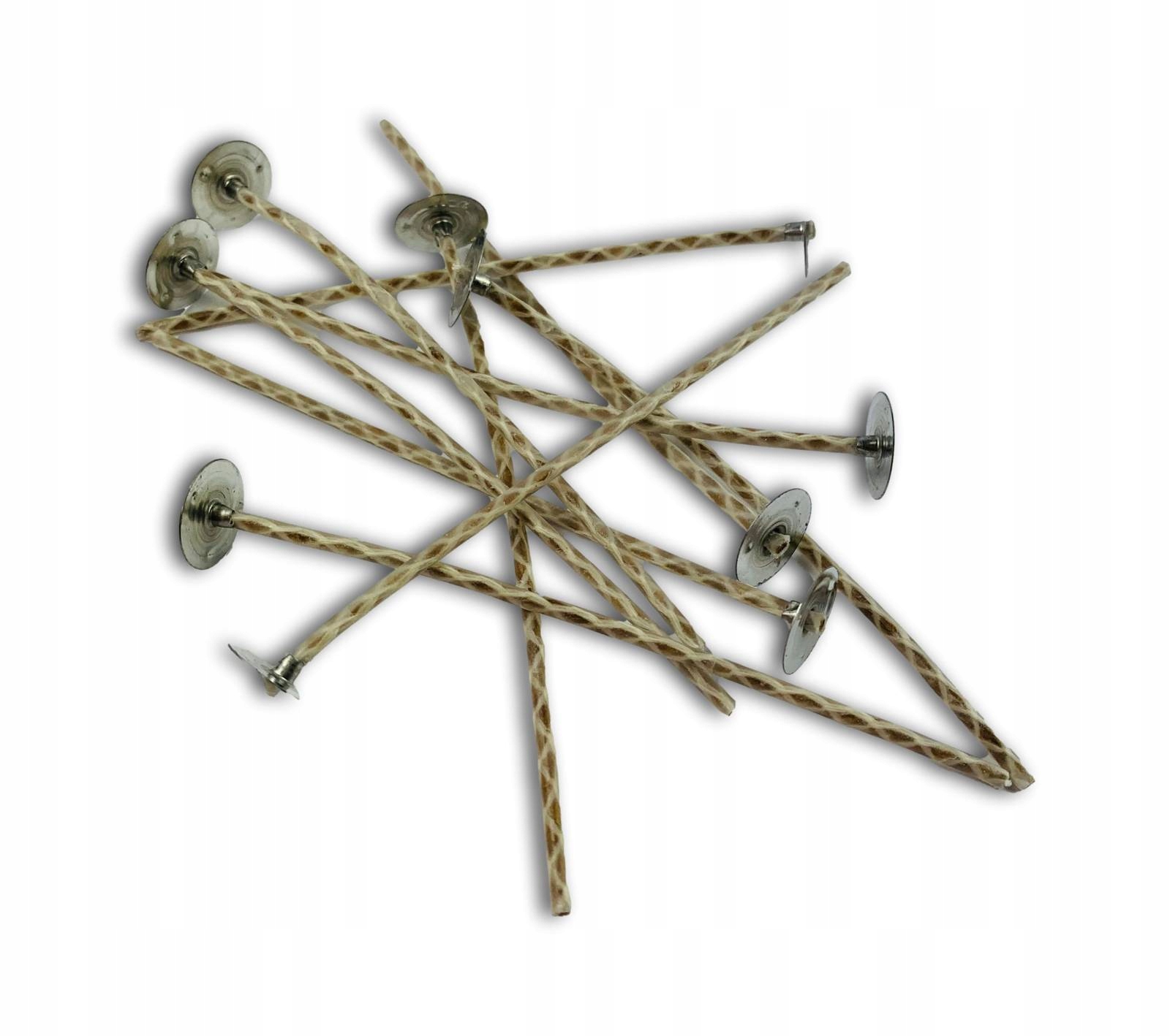 

knot bawełniany z blaszką 10 cm 6/30 20 szt. mocny