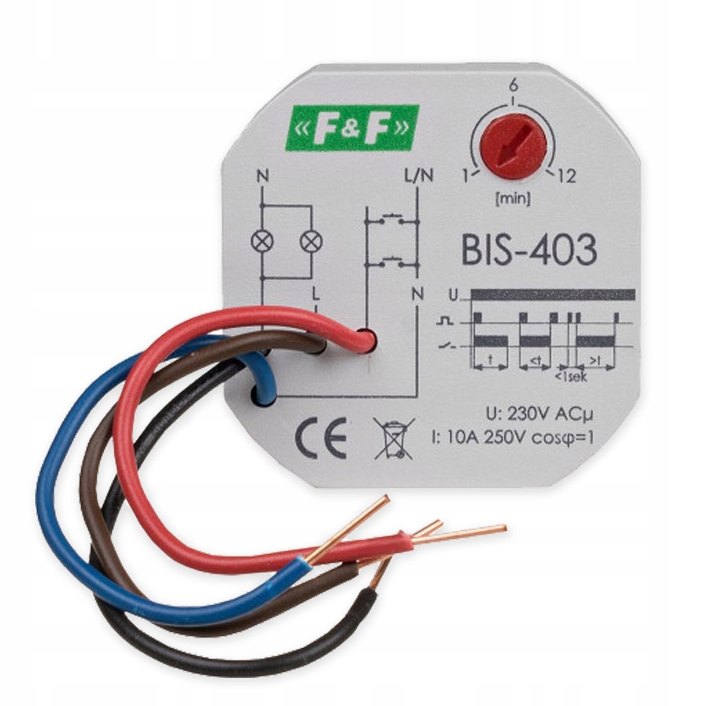 

F&f Przekaźnik Bistabilny Wył Czas Ø60 BIS-403