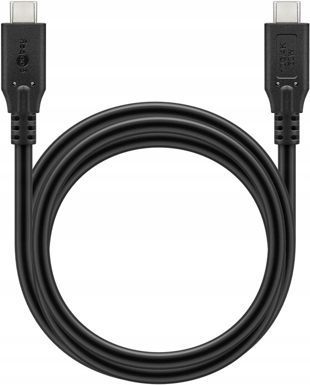 Kabel Usb-c Goobay 74205 60W 1m Usb 3.2 do ładowania i transferu danych