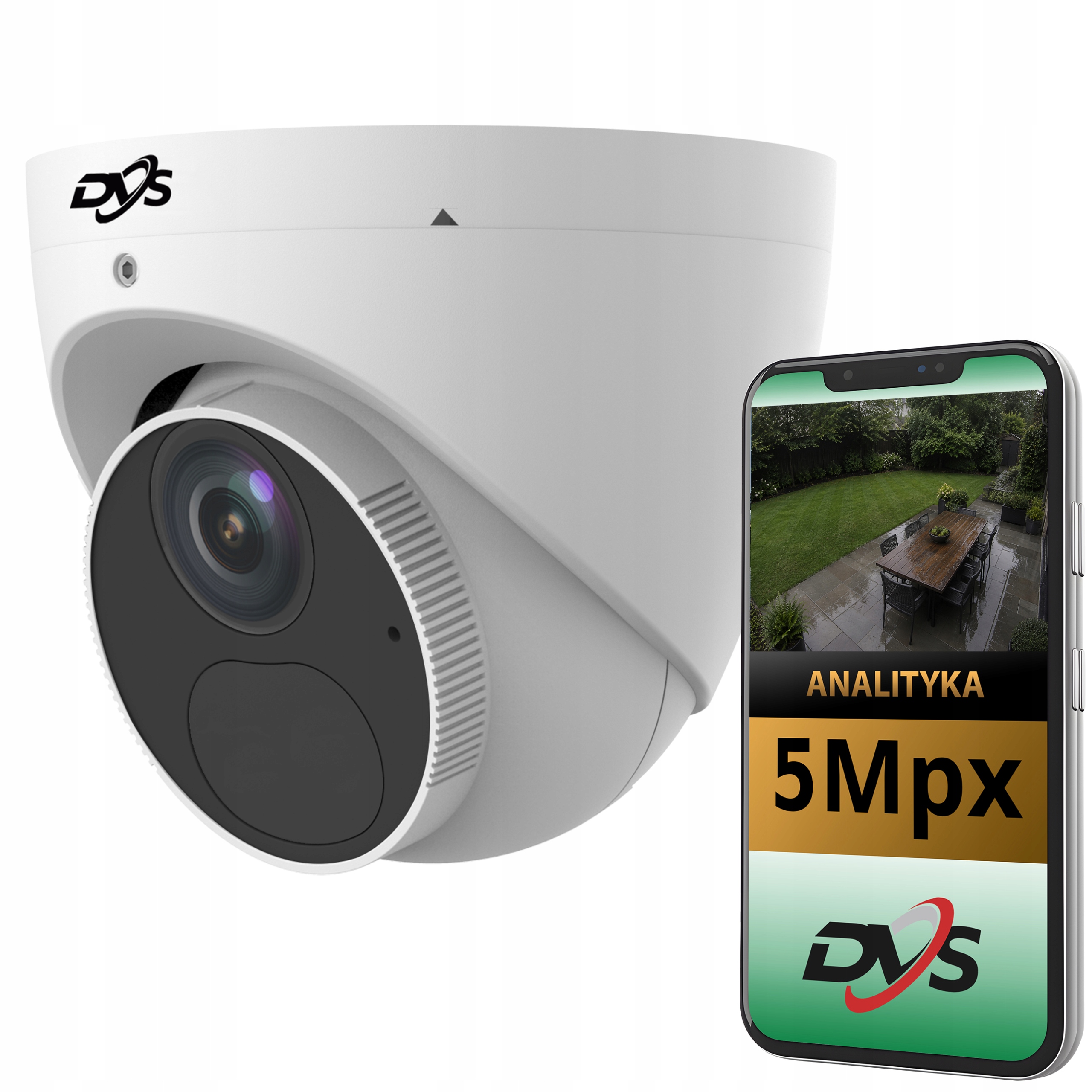 Kopulová vonkajšia Ip kamera 5Mpx Onvif monitorovanie domu