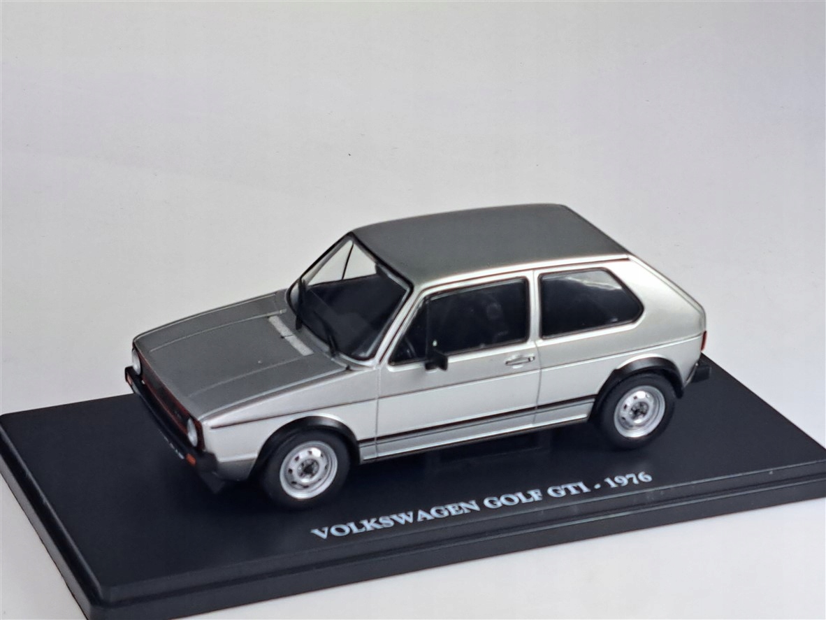 Atlas Volkswagen Golf Gti 1976 Silver 1:24