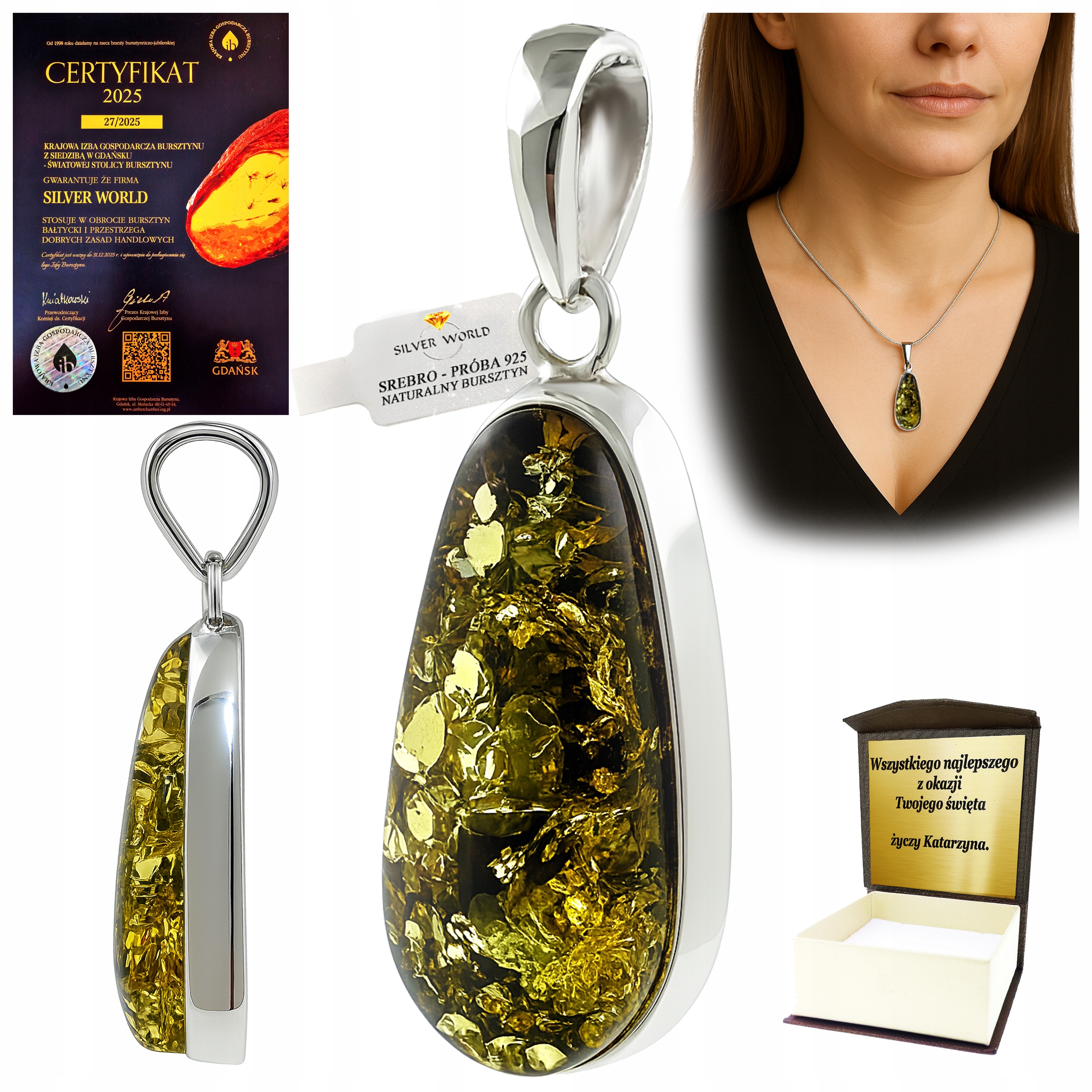 Stříbrný Přívěsek Jako Dárek Gravírování WB10