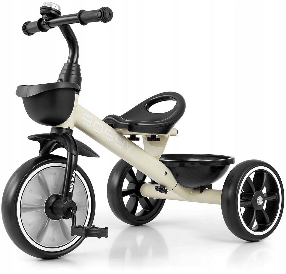 Rowerek Trójkołowy dziecięcy jeździk Bobby Milly Mally Beige