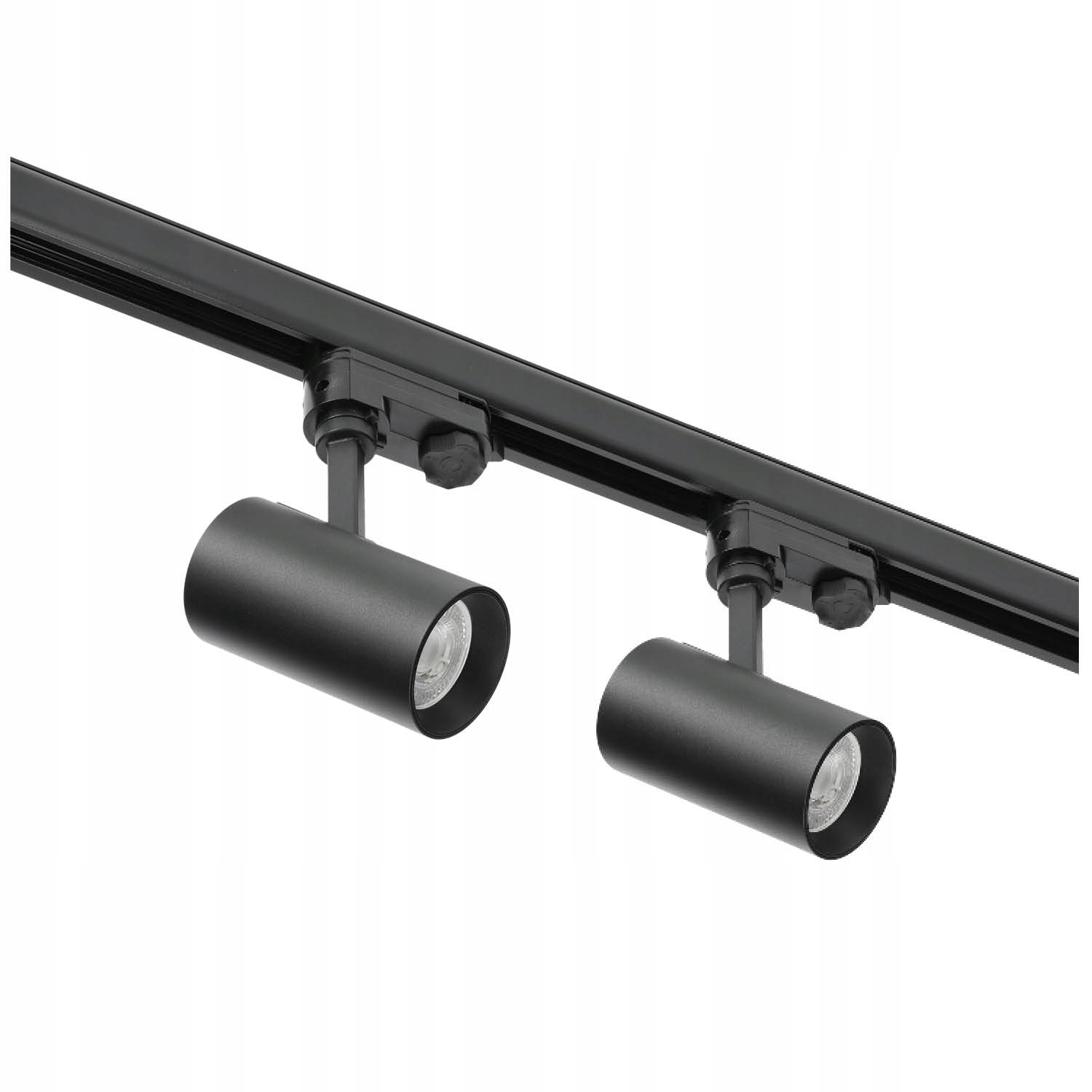 Sada kolejnicová 3-fázová kolejnice 2 m, 2 x lampa Černá kompletní sada