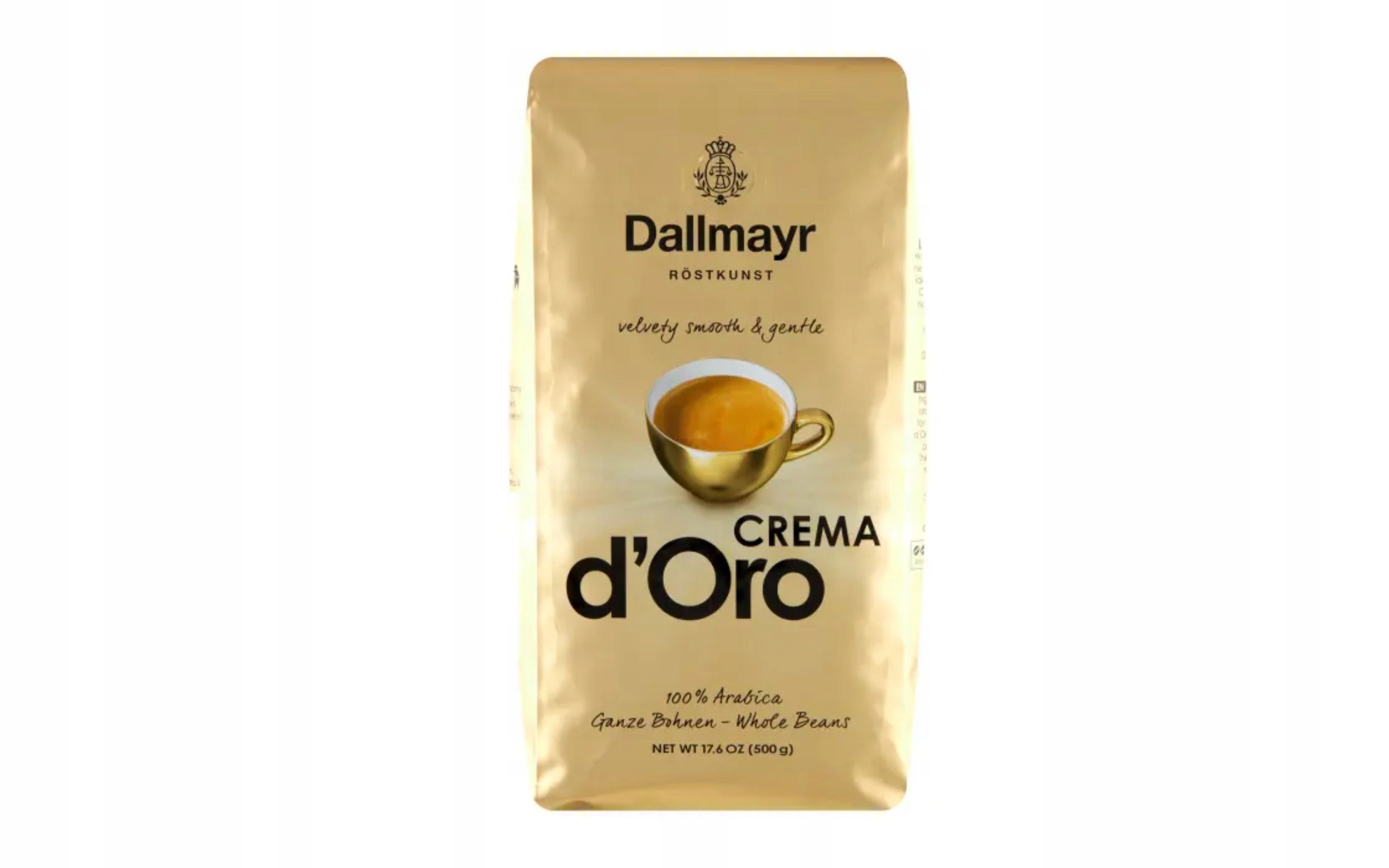 Levně Káva Zrnková Dallmayr Crema d'Oro Směs Zrn Pro Espresso Kávovary 1 kg