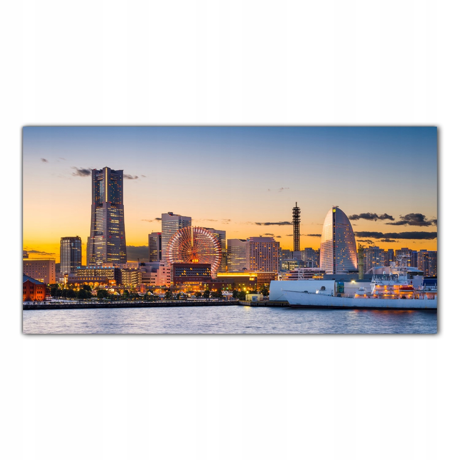 

Hartowany Obraz Szklany Japonia Yokohama 140x70
