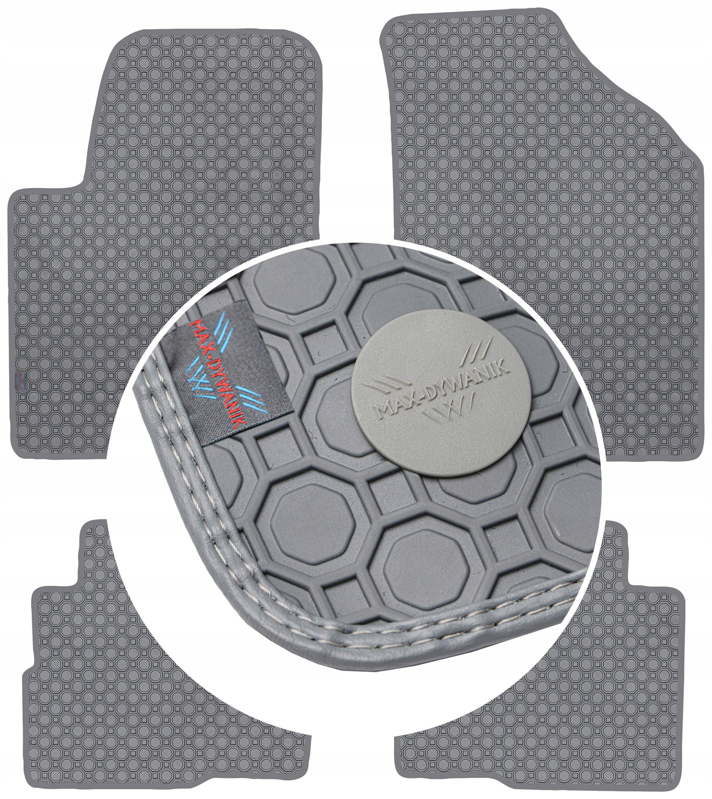 Kia Soul I 2009-2011 Koberce Popielate