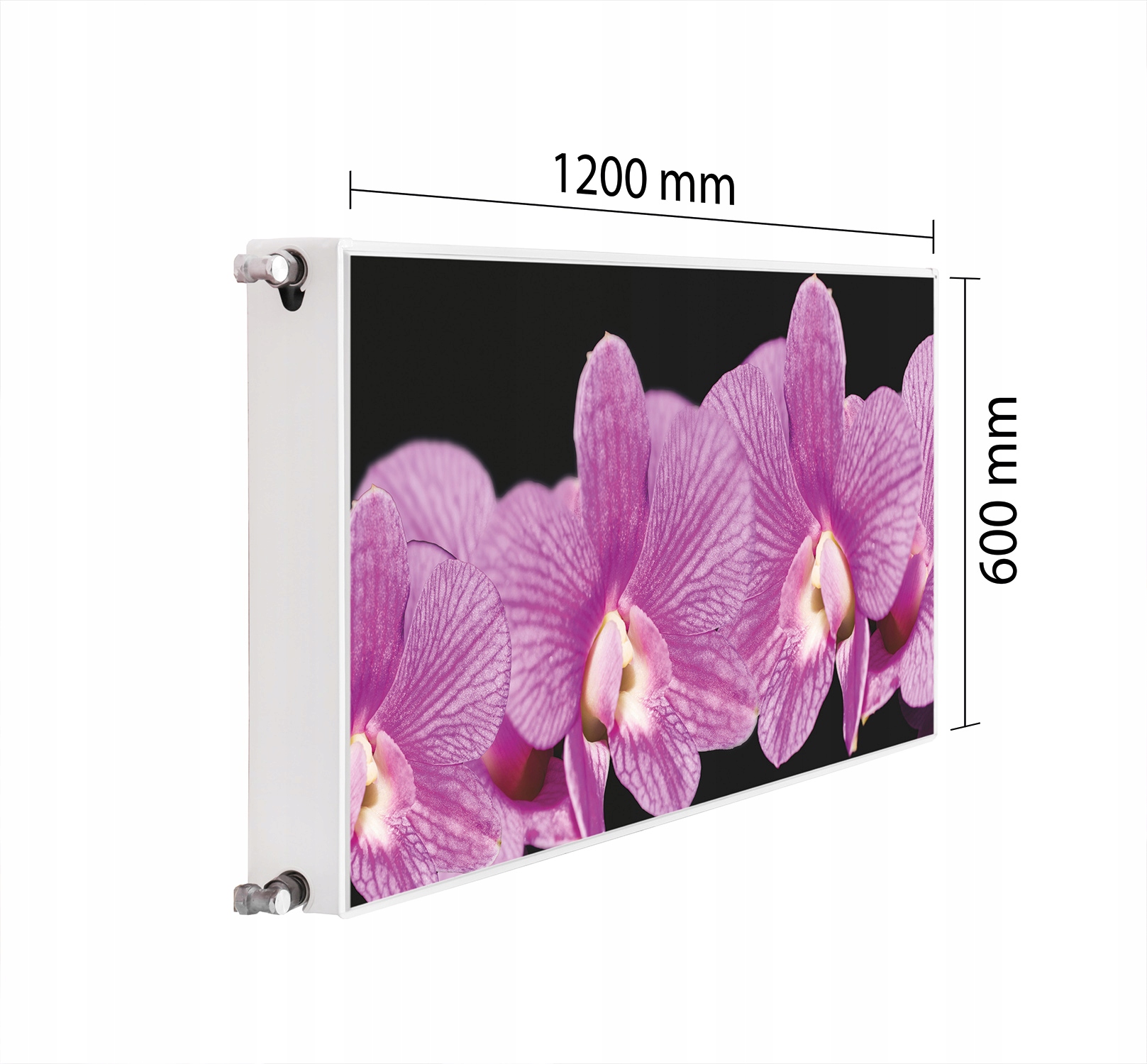 Maskovací Kryt Radiátoru 120x60 Orchidej Podložka Magnet