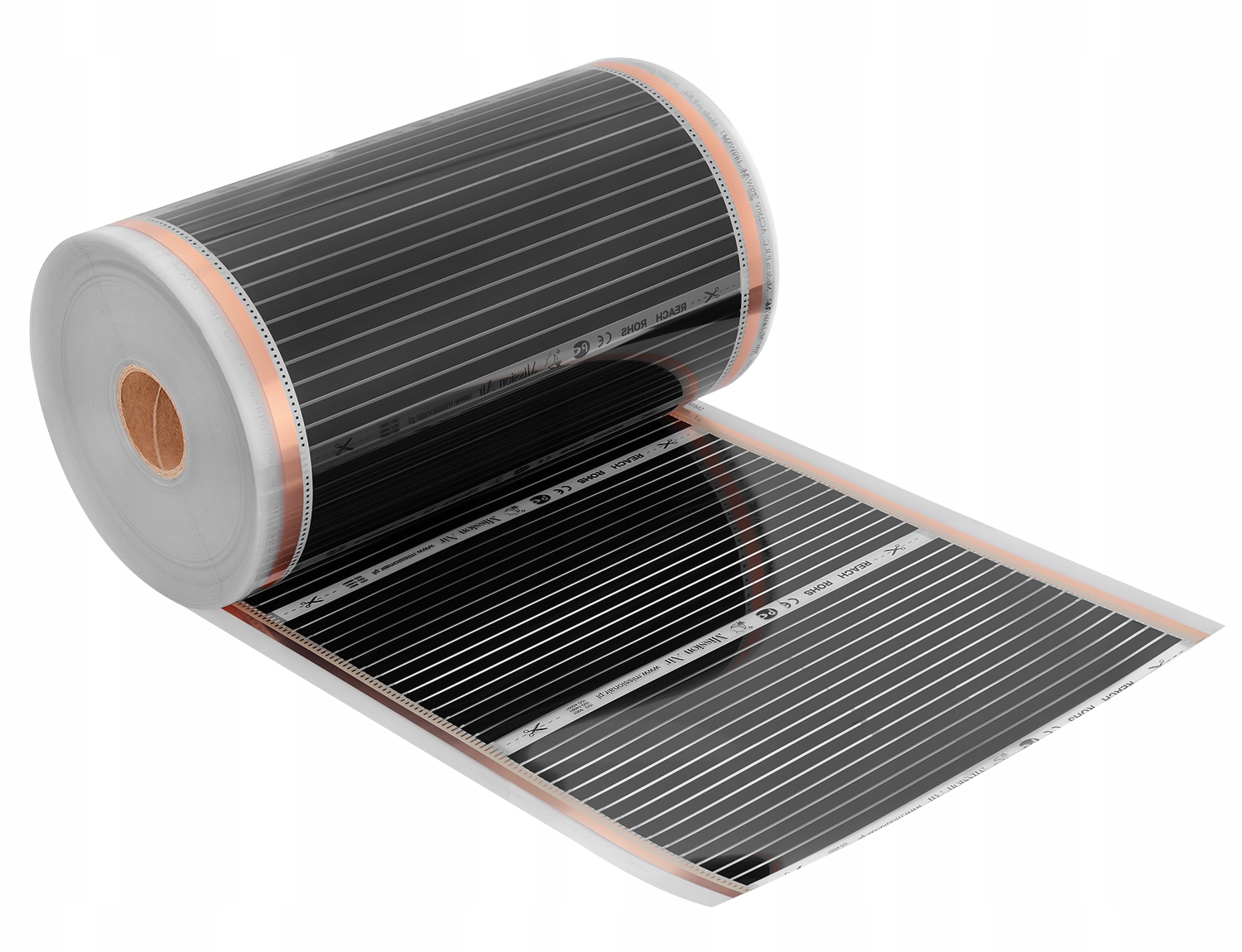 ZESTAW Mission Air Folia Mata Grzewcza PODCZERWIEŃ 50cm I 160W/m² 2,5m² PTC Stan opakowania oryginalne