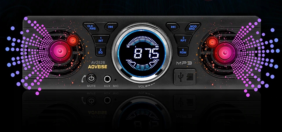 RADIO SAMOCHODOWE USB BT KOPARKA TRAKTOR GŁOŚNIKI Stan opakowania oryginalne