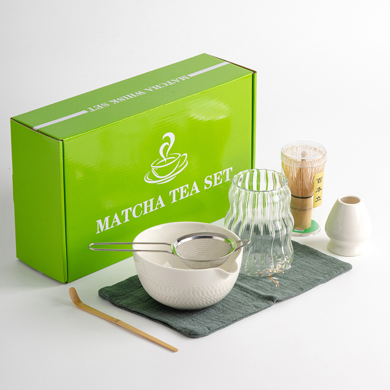 Levně Nekit Dárková sada na čaj Matcha Set Metliček Matcha S Třepačkou