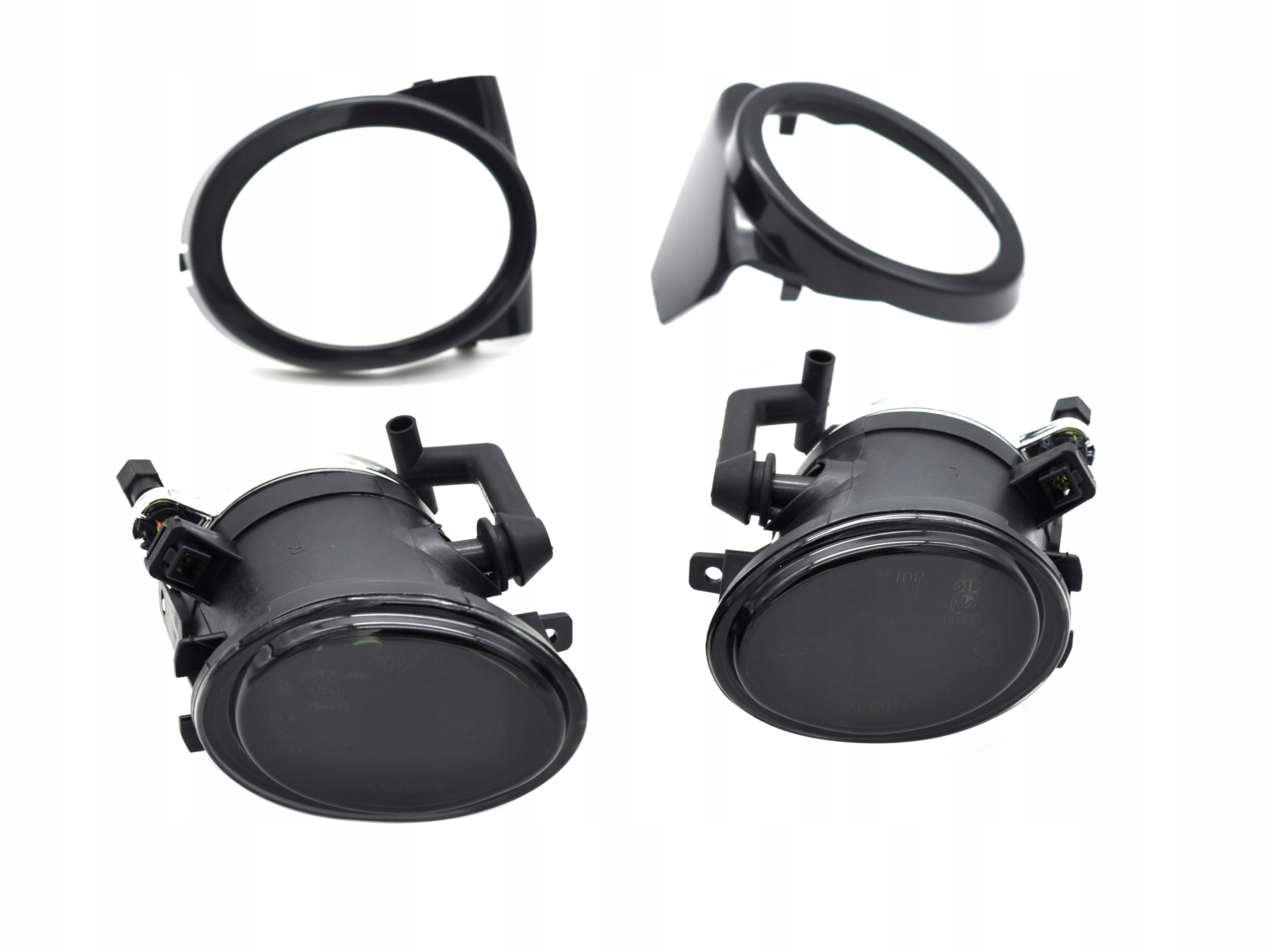 Halogeny přední kouřové smoke Bmw 3 E46 5 E39 M3 M5 M, sada rámků pro E46