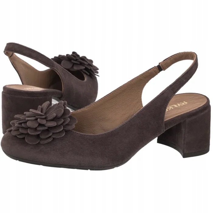 Dámské boty Boty na podpatku Ryłko A5EY1___ _3FV Hnědé