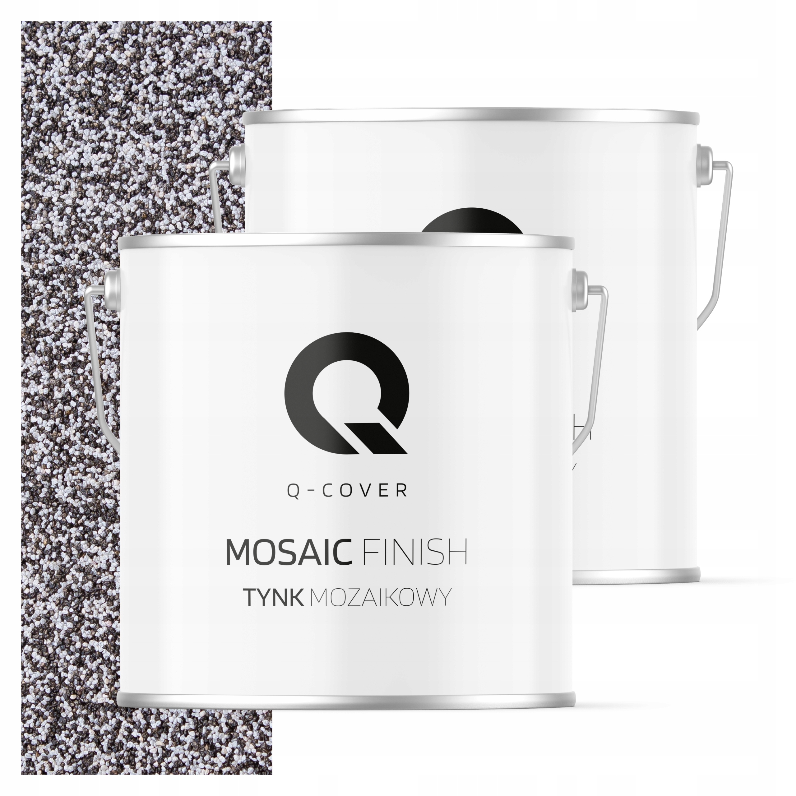 Mozaiková Omítka Mozaika 7KG Šedá Tmavá M41 Ozdobná Pryskyřičná Fasáda